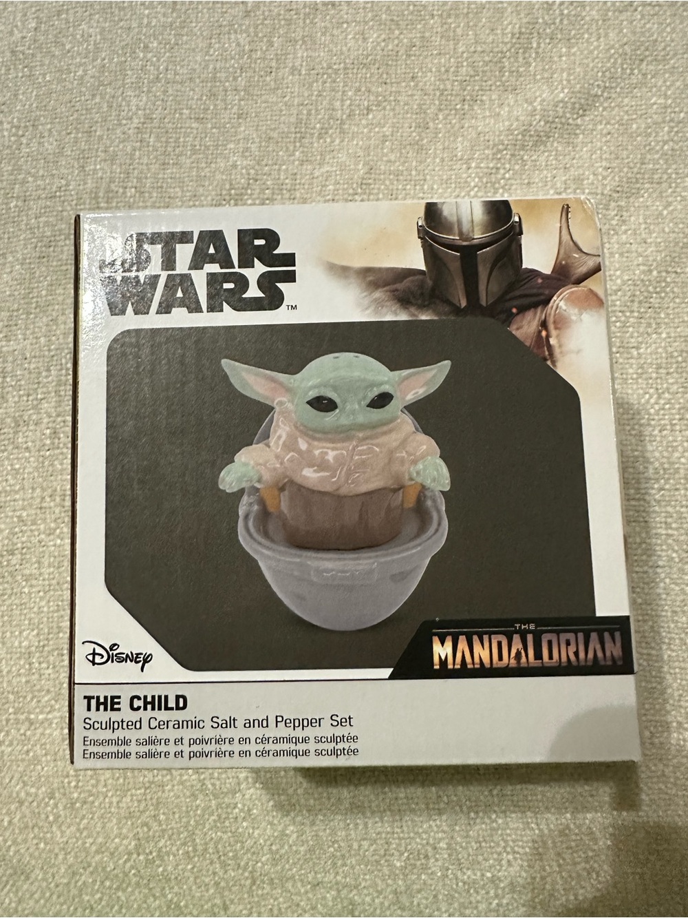Star Wars The Child Ceramic Salt & Pepper Set - Green & Gray